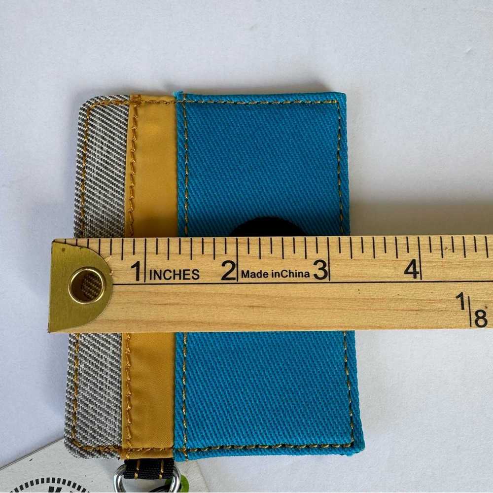 Kipling Cardy Card Holder Wallet - T24 Block Blue NWT - Picture 4 of 4